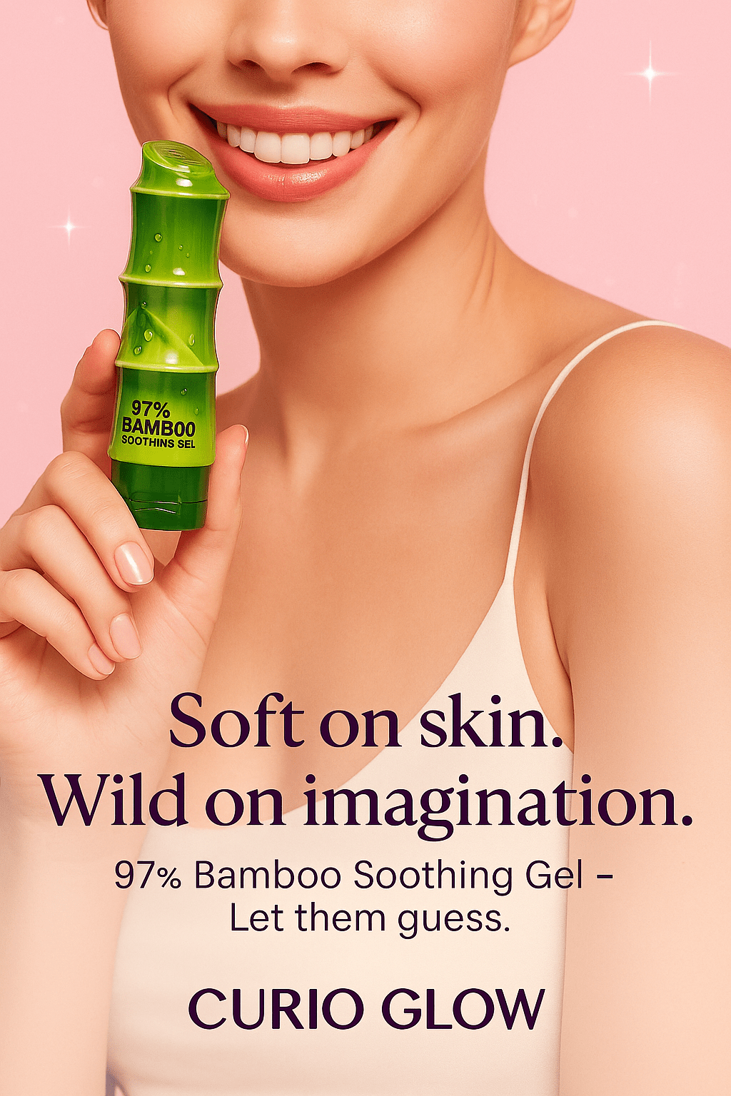 97% Bamboo Soothing Pleasure Gel 🍃 — Natural Touch, Hidden Bliss🧴 - Curio glow