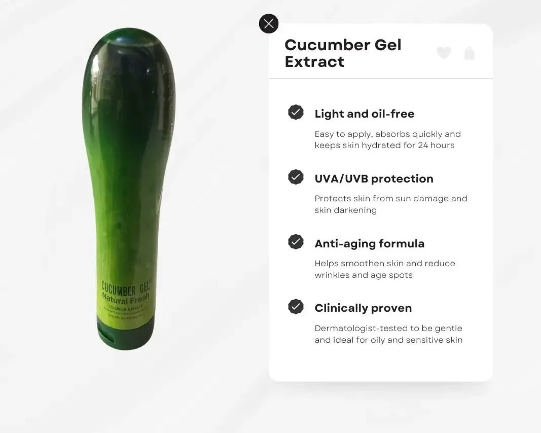 🥒 CoolCuke™ Pleasure Gel — Hidden Hydration, Limitless Sensation - Curio glow