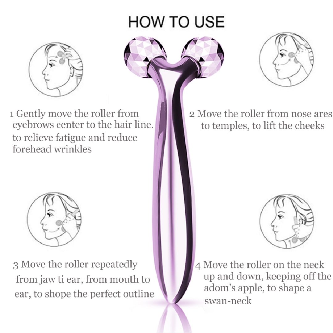 LunaRoll™ Crystal Facial Wand – Silent Glow, Private Pleasure 💎😉 - Curio glow